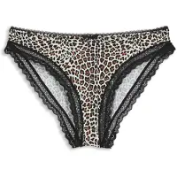 HUGO Slip à la coupe Regular Rise en microfibre stretch avec finition en dentelle