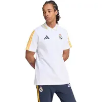 Adidas Real Madrid Dna Short Sleeve Polo Blanc S Homme