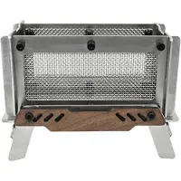 Typecat BrûLeur D'Encens de Camping en Plein Air PoêLe à Bois Support D'AromathéRapie PoêLe à Charbon en Acier Inoxydable pour Bureau à Domicile