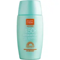 Martiderm Sun Care Active D Fluid Spf50+ 50ml Facial Sunscreen Beige Homme