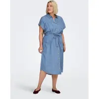 ONLY Robe-chemise 'CARPema Hannover' bleu denim