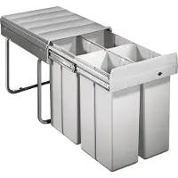 Sonstiges Quarta 1. collecteur de déchets, alu gris. - Poubelle