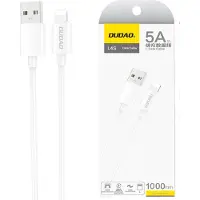 Dudao Câble L4SL USB-A vers Lightning 1m - Blanc KP32936