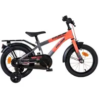 Volare Vélo pour enfants Thombike - Garçons - 14 pouces - Orange/Gris