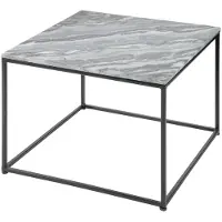 Invicta Table basse 50 cm en marbre, design moderne pour le salon - ACHETER MAINTENANT