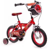 HUFFY Vélo enfant Disney Cars 12 pouces, 3 à 5 ans, rouge