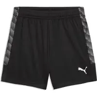 Puma Garçons, Bas de sport, teamLIGA26 Training Shorts Jr (116), Blanc, Gris, Noir