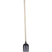 Mat pelle 19cm noire avec manche