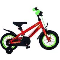 Volare Vélo pour enfants Rocky - Garçons - 12 pouces - Rouge - Deux freins à main