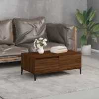 vidaXL Best Möbel Table basse marron imitation chêne 90x50x36,5 cm Bois composite - Tables basses Cloris Neu7976861 1parcel