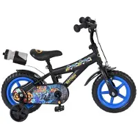 Volare Vélo pour enfants Batman - Garçons - Jantes magnétiques - 12 pouces - Noir