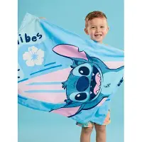 Disney Serviette de plage 'Stitch Baumwoll-Handtuch' bleu clair