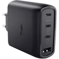 Trust Maxo 65 W, usage intérieur, alimentation secteur, 20 V, 2 m, noir