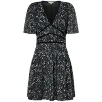 Pepe Jeans pour femme. PL9537733 Robe Mencia noire (M), Casuel, Polyester, Manche courte