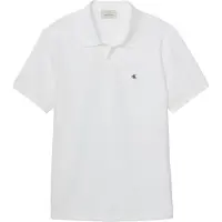 Calvin Klein Jeans Polo blanc à manches courtes pour homme