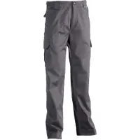 Herock Pantalon de travail multipoches Thor Gris Foncé XS