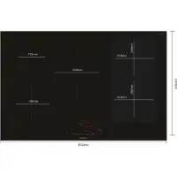 Siemens Manolya Table de cuisson à induction EX877HVC1E noir