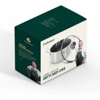 Gladkokken Hybrid With Lid-24-24 Cm Cooking Pot Clair