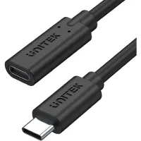 UNITEK C14086bk 3.2 Usb-c Cable 1.5 M Argenté