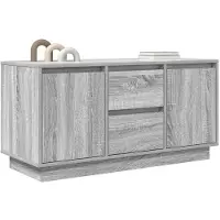 vidaXL Armoire TV avec lampes LED Gris Sonoma 100x41x50 cm