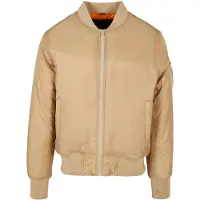 Build Your Brand Bomber Jacket Beige 2XL Homme