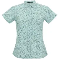 Regatta Mindano Viii Short Sleeve Shirt Vert 34 Femme