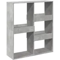 vidaXL Bibliothèque/Séparateur de pièce gris béton 100x33x115 cm