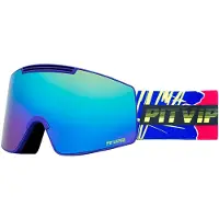 Pit Viper The Long Track Proform Ski Goggles Bleu Blue-Purple Sunset/CAT3+Climax/CAT1