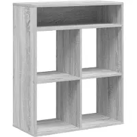 vidaXL Bibliothèque sonoma gris 66x31x80 cm bois d'ingénierie