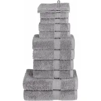 vidaXL Ensemble de serviettes de qualité supérieure SOLUND 12 pcs gris