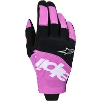 Alpinestars Techstar Off-road Gloves Noir,Violet L Homme