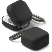 Ringke Étui en silicone pour Samsung Galaxy Buds 4, 4 Pro - noir