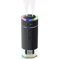 Wella Petit Humidificateur Portable pour Chambre à Coucher, Double Buse, Brume Fraîche, Humidificateur D'Air Personnel de Bureau pour ,