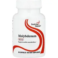 Seeking Health , Molybdène, 500 mcg, 90 gélules végétariennes