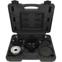 Ks Tools Jeu d'outils pour roulements silencieux pour essieu arrière pour Ford et Mazda, 7 pièces - 700.2390