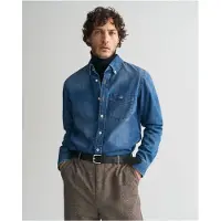 Gant 3240199 Long Sleeve Shirt Bleu M Homme