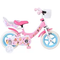Volare Vélo pour enfants Disney Princesses - Filles - Jantes Mag - 12 pouces - Rose