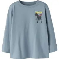 Name it T-Shirt 'NMMVELIX' bleu marine / opal / rouge foncé / blanc