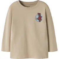Name it T-Shirt 'NMMVELIX' bleu clair / noisette / brun foncé / rouge carmin
