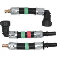 Ks Tools Jeu d'adaptateurs 3 pièces SAE 10 x 20 mm (vert) ( 150.1867 )