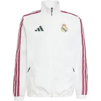 Adidas Veste de sport 'Real Madrid Anthem' bourgogne / blanc