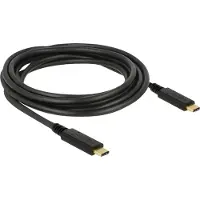DeLOCK Câble USB C > C E-Marker 5A 3.0m noir