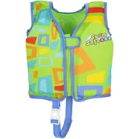 Bestway Gilet De Natation Tissu-Mousse S-M, 2 Modèles Fille-Garçon, 1-3a