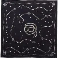 Karl Lagerfeld Foulard 'IKON' noir / blanc