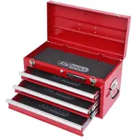 Ks Tools Servante d'atelier avec 3 tiroirs rouge L508xH255xB303mm - 891.0003