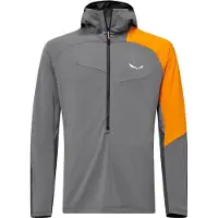 Salewa - Polaire légere et respirante - Nxt Hyb 1/2 Zip Tee M Quiet Shade pour Homme - Taille L - Gris