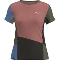 Salewa Puez Sporty Dry Short Sleeve T-shirt Rose M Femme