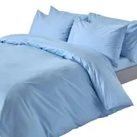 Homescapes Literie bleu densité 200 fils, 230 x 220 cm