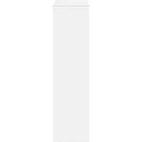 vidaXL Cloison de séparation blanc 100x33x125,5 cm bois d'ingénierie