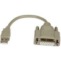 Efbe-Schott EFB K5306.020V2 EFB USB2.0 Adapterkabel Game Port,0,2m,USB-A St/D-SUB15 Buch